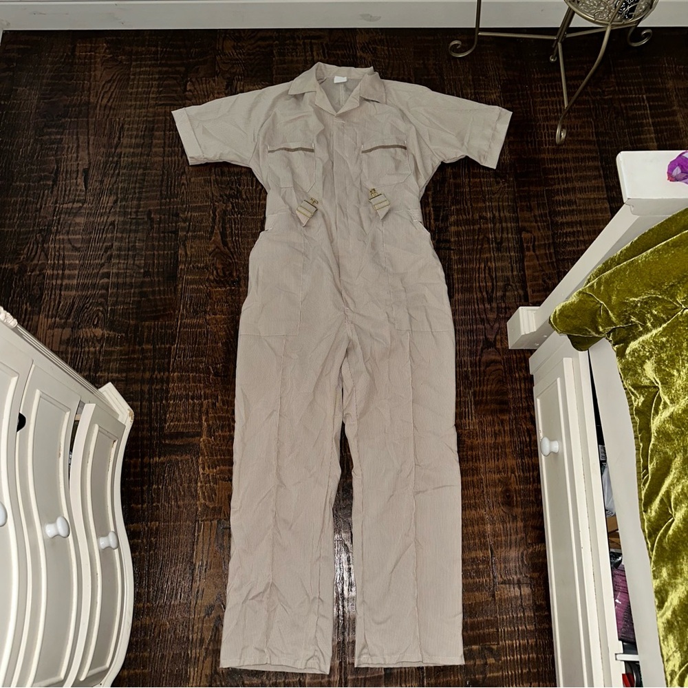 Beige Jumpsuit